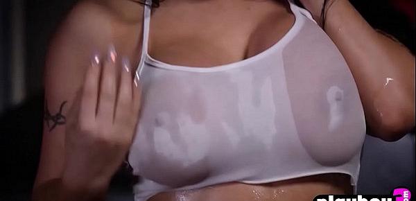  Sexy wet big ass model girls enjoyed at a training
